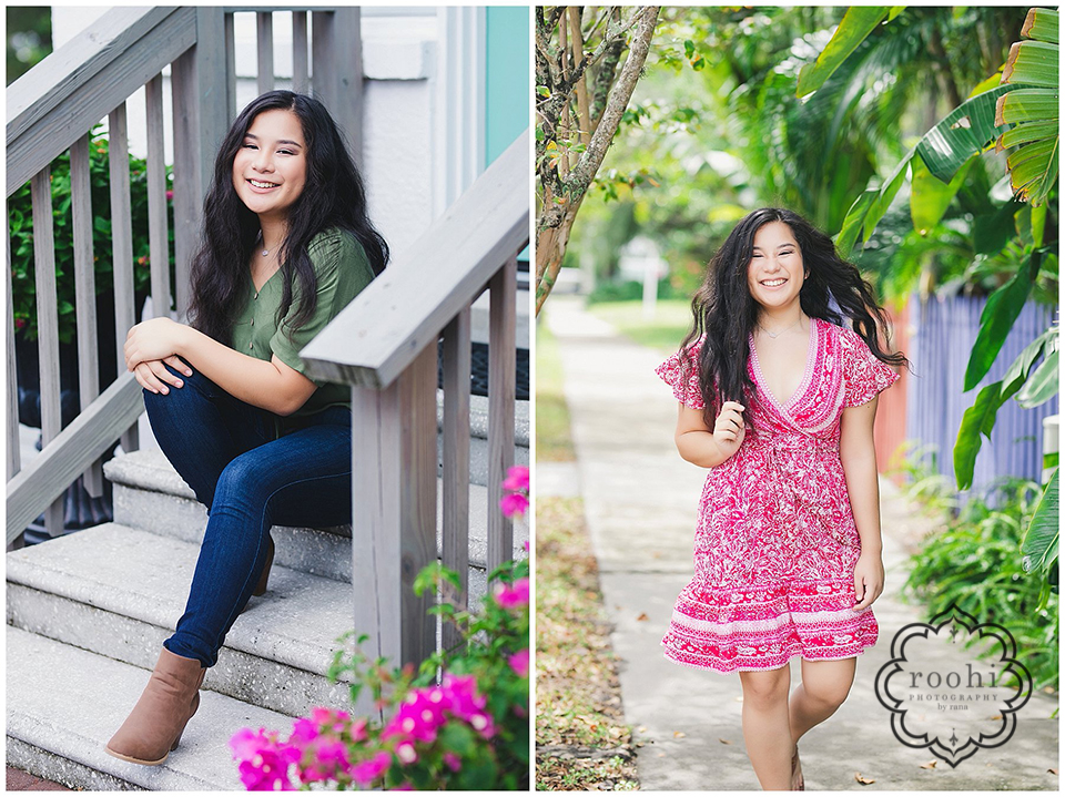 Outfits for girls senior photos. Roohi Photography. 